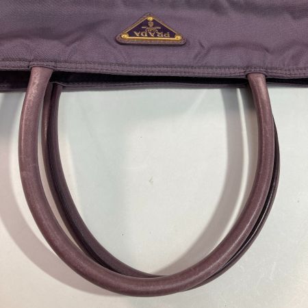  PRADA プラダ 2WAYバッグ パープル x ブラック x ゴールド ハンドバッグ ショルダーバッグ