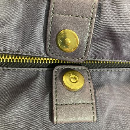  PRADA プラダ 2WAYバッグ パープル x ブラック x ゴールド ハンドバッグ ショルダーバッグ