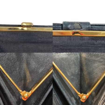  CHANEL シャネル マトラッセ 長財布 ブラック がま口 レディース