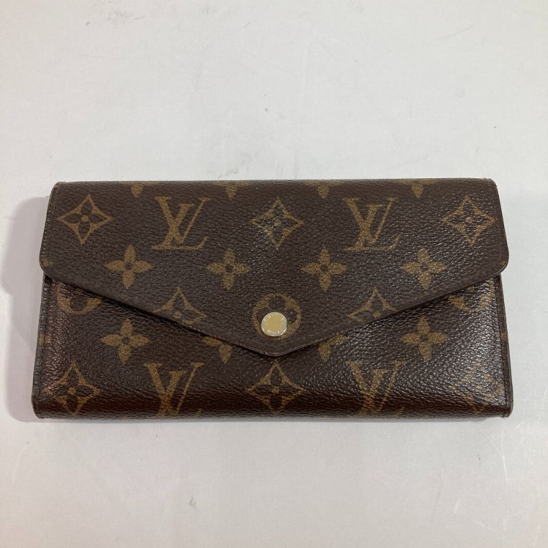 中古】 LOUIS VUITTON ルイヴィトン モノグラム ポルトフォイユ・サラ M60531 ブラウン x ゴールド 長財布｜総合リサイクルショップ  なんでもリサイクルビッグバン オンラインストア