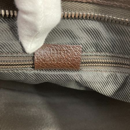  GUCCI グッチ ショルダーバッグ GGキャンバス 122791 ブラウン x シルバー