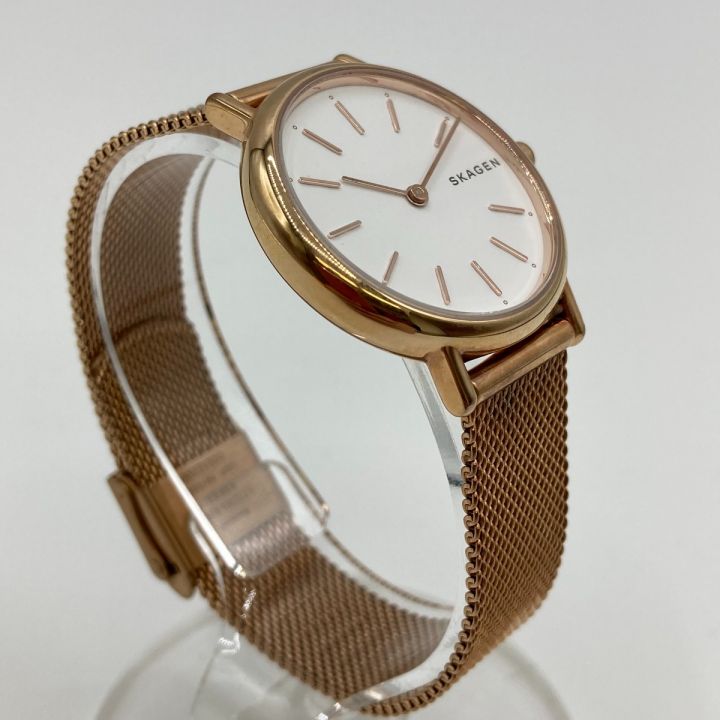 SKAGEN スカーゲン クォーツ レディース 腕時計 Signatur Lille Slim SKW2694  ローズゴールド｜中古｜なんでもリサイクルビッグバン