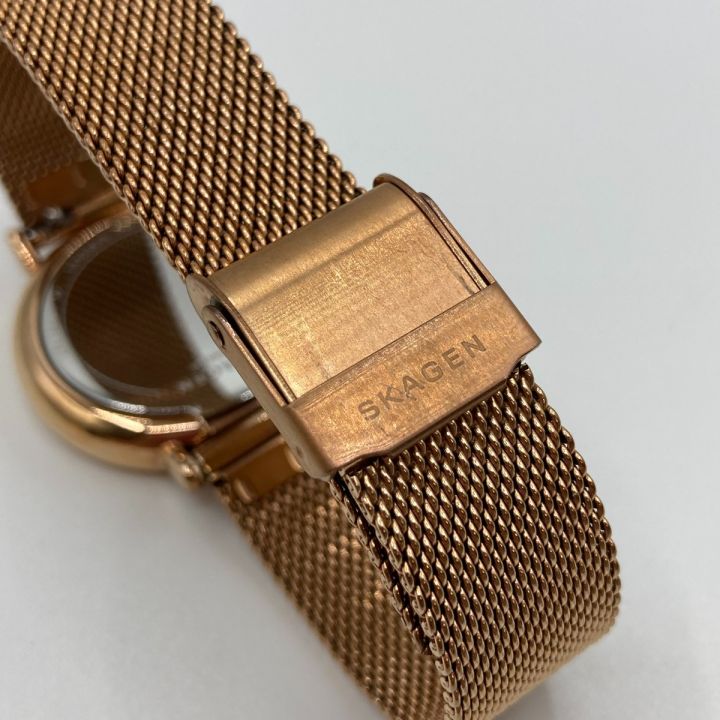 SKAGEN スカーゲン クォーツ レディース 腕時計 Signatur Lille Slim SKW2694  ローズゴールド｜中古｜なんでもリサイクルビッグバン