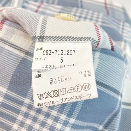  PEARLY GATES パーリーゲイツ ツイルストレッチパンツ 053-7131207 グレー サイズ5