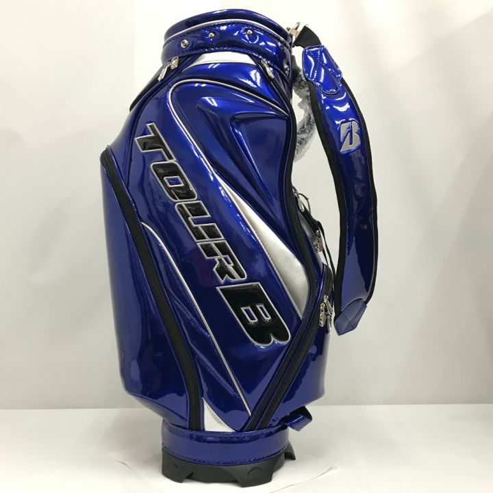 Bridgestone ブリヂストン TOUR B キャディバッグ 総エナメルモデル CBG012 ネイビー 9.5型 4.0kg  47インチ対応｜中古｜なんでもリサイクルビッグバン