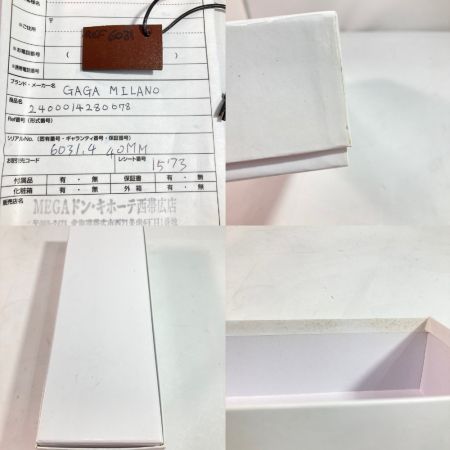  GAGA MILANO ガガミラノ NAPOLEONE 40MM 6031.4 40MM クォーツ 腕時計