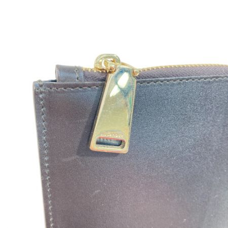  JIL SANDER ジルサンダー クラッチバッグ 保存袋付き ブラック x ゴールド セカンドバッグ