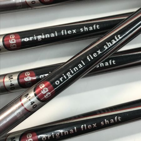  PRGR プロギア egg II エッグ 2 6-9.P.A.AS 7本 アイアン セット オリジナルカーボンシャフト M-40 SR