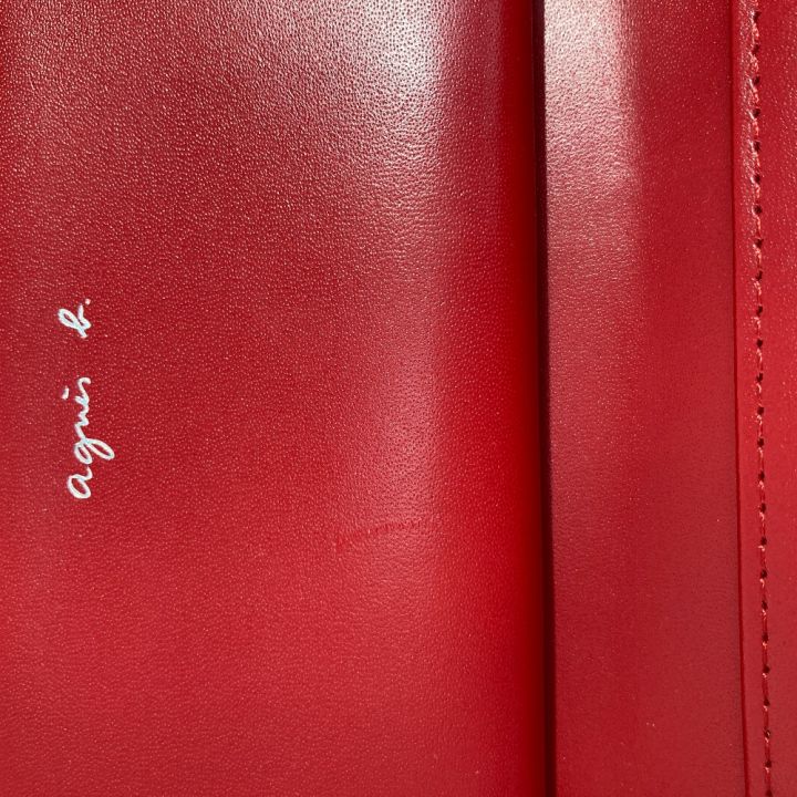 agnes b アニエスベ 2つ折り財布 がま口 EW04-01 ブラック