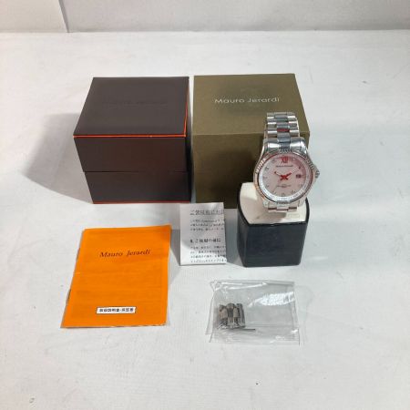  Mauro Jerardi 腕時計 MJ-037 ホワイト ソーラー クオーツ