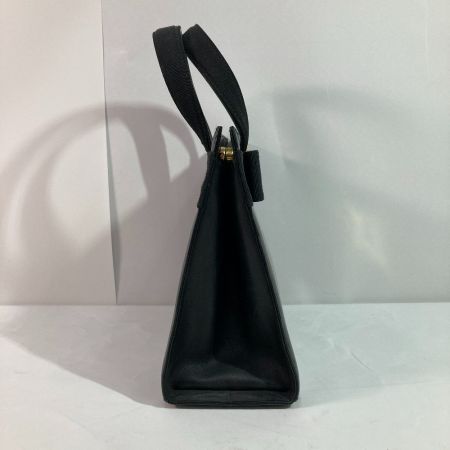  Ferragamo フェラガモ ハンドバッグ ヴァラリボン BA214178 ブラック x ゴールド ショルダーストラップ欠品