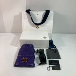 ◎◎ MONCLER モンクレール GENIUS 8 PALM ANGELS パームエンジェルス サングラス  ML0135-P ブラック Bランク