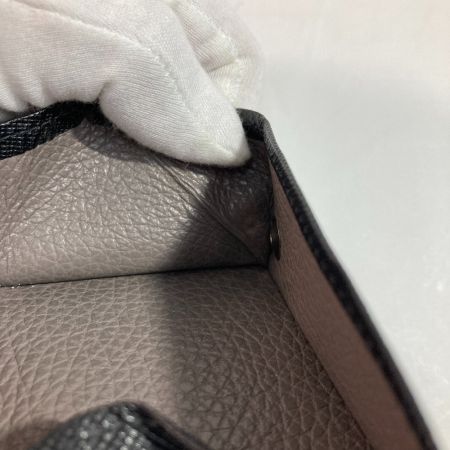  MAININI×BEAMS LIGHTS 財布 ３つ折り ブラック x グレー