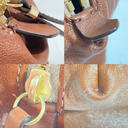  COACH コーチ ハンドバッグ F27902 ベージュ x ベージュ x ゴールド マディソンオプアート シグネチャー レディース