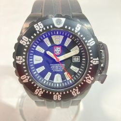 ◎◎ LUMINOX ルミノックス DEEP DIVE ディープダイブ 500M-ISO 6425-SERIES 1500 ブラック 自動巻き 腕時計 メンズ Bランク