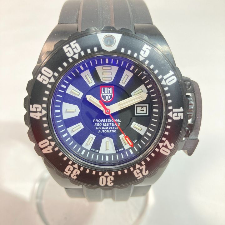 LUMINOX ルミノックス DEEP DIVE ディープダイブ 500M-ISO 6425-SERIES 1500 ブラック 自動巻き 腕時計  メンズ｜中古｜なんでもリサイクルビッグバン