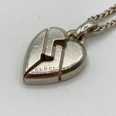  GUCCI グッチ ノット ハート ネックレス SILVER925