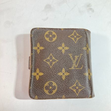  LOUIS VUITTON ルイヴィトン モノグラム コンパクトジップ  M61667 財布 イニシャル入り