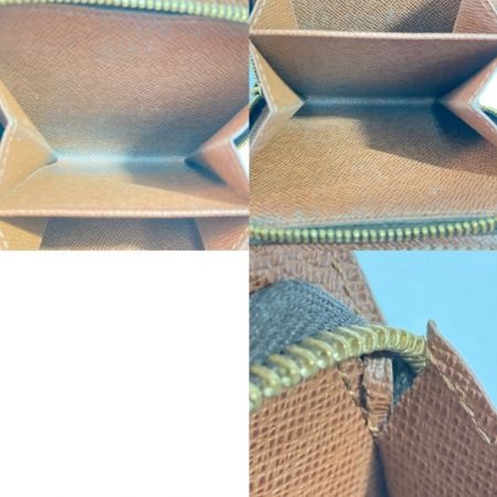  LOUIS VUITTON ルイヴィトン モノグラム コンパクトジップ  M61667 財布 イニシャル入り
