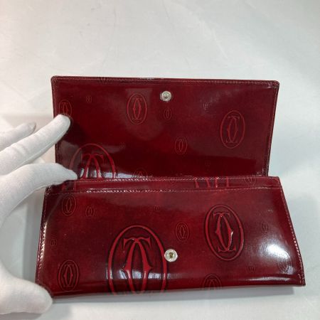  Cartier カルティエ 長財布 ハッピーバースデー L300722 ボルドー