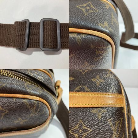  LOUIS VUITTON ルイヴィトン ショルダーバッグ モノグラム リポーターPM M45254 ブラウン x ゴールド