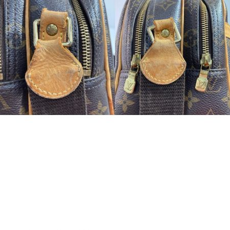  LOUIS VUITTON ルイヴィトン ショルダーバッグ モノグラム リポーターPM M45254 ブラウン x ゴールド