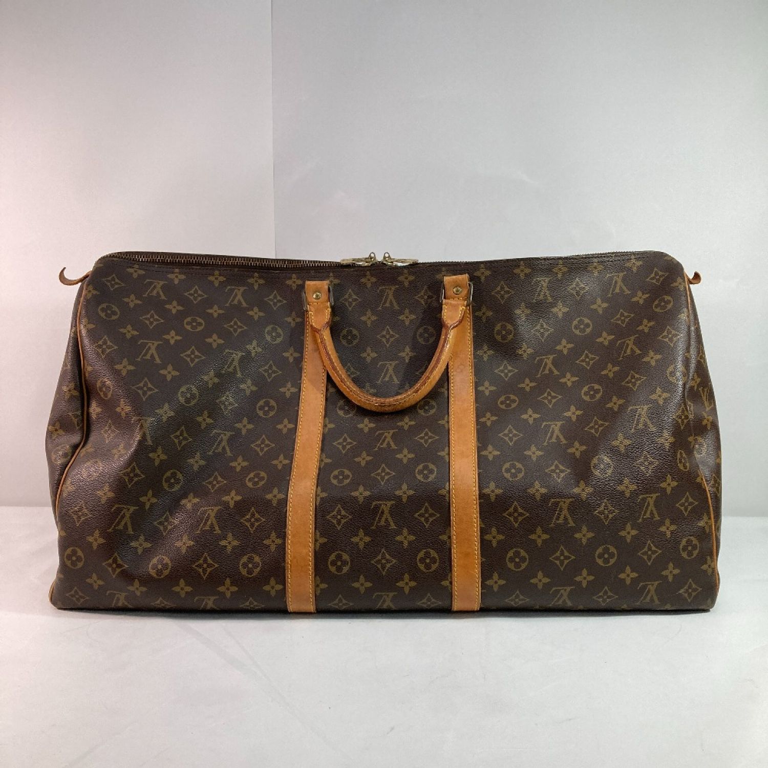 中古】 LOUIS VUITTON ルイヴィトン モノグラム キーポル60 ボストン