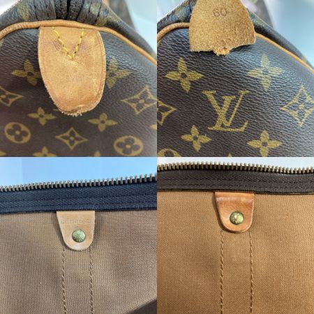  LOUIS VUITTON ルイヴィトン モノグラム キーポル60 ボストンバッグ トラベルバッグ M41422 ブラウン x ゴールド