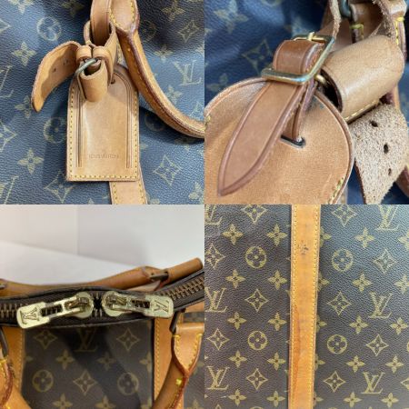  LOUIS VUITTON ルイヴィトン モノグラム キーポル60 ボストンバッグ トラベルバッグ M41422 ブラウン x ゴールド