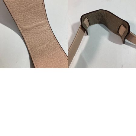  COCOCELUX GOLD 3WAYバッグ ハンドバッグ ショルダーバッグ ベージュ x ピンク