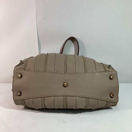  COCOCELUX GOLD 3WAYバッグ ハンドバッグ ショルダーバッグ ベージュ x ピンク