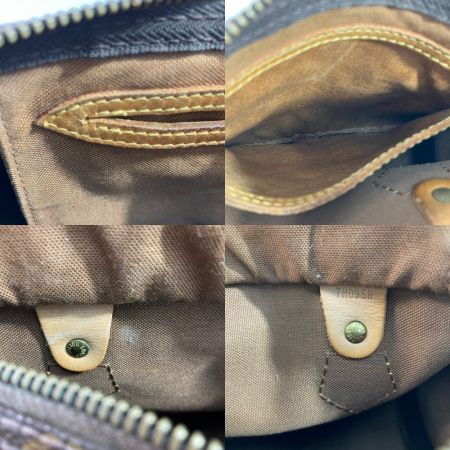  LOUIS VUITTON ルイヴィトン モノグラム スピーディ25 ハンドバッグ ボストンバッグ M41528 ファスナー破損
