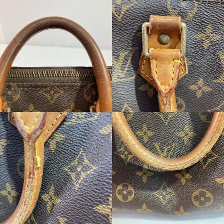  LOUIS VUITTON ルイヴィトン モノグラム スピーディ25 ハンドバッグ ボストンバッグ M41528 ファスナー破損