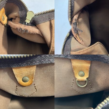  LOUIS VUITTON ルイヴィトン モノグラム スピーディ25 ハンドバッグ ボストンバッグ M41528 ファスナー破損
