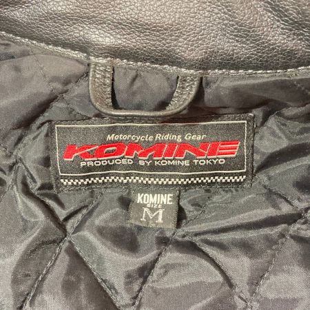  KOMINE レザー シングル ライダース ジャケット Mサイズ