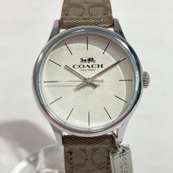 ◎◎ COACH コーチ 腕時計 ＣＡ.117.7.112.1534 ホワイト クォーツ レディース Aランク