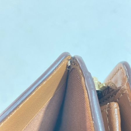  COACH コーチ 二つ折り財布 F54023 ベージュ×ブラウン x ブラウン シグネチャー レディース