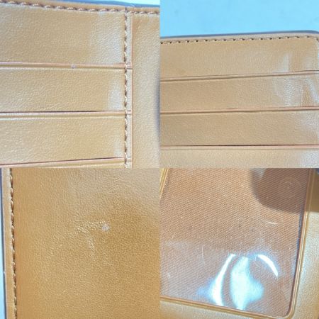  COACH コーチ 二つ折り財布 F54023 ベージュ×ブラウン x ブラウン シグネチャー レディース