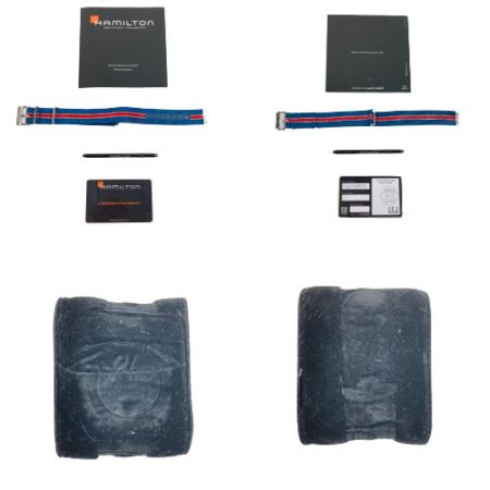  HAMILTON ハミルトン Pan Europ パンユーロ H354050 ブルー 自動巻き