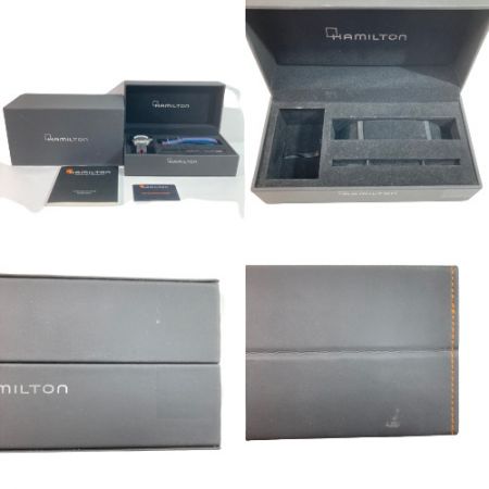  HAMILTON ハミルトン Pan Europ パンユーロ H354050 ブルー 自動巻き