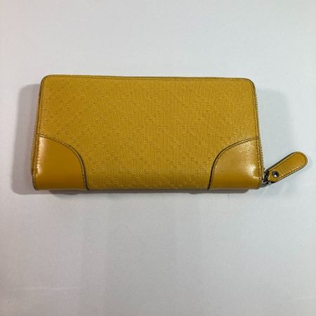  GUCCI グッチ ディアマンテ 長財布 ラウンドファスナー 354487・2184 イエロー x ブラウン x シルバー