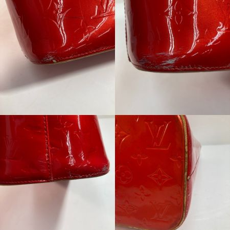  LOUIS VUITTON ルイヴィトン ヴェルニ ヒューストン トートバッグ M91385 レッド
