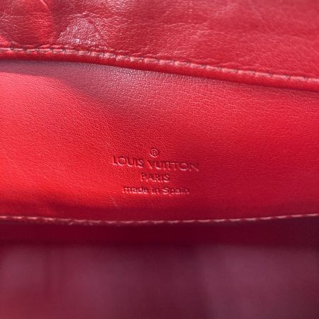  LOUIS VUITTON ルイヴィトン ヴェルニ ヒューストン トートバッグ M91385 レッド
