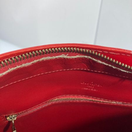  LOUIS VUITTON ルイヴィトン ヴェルニ ヒューストン トートバッグ M91385 レッド