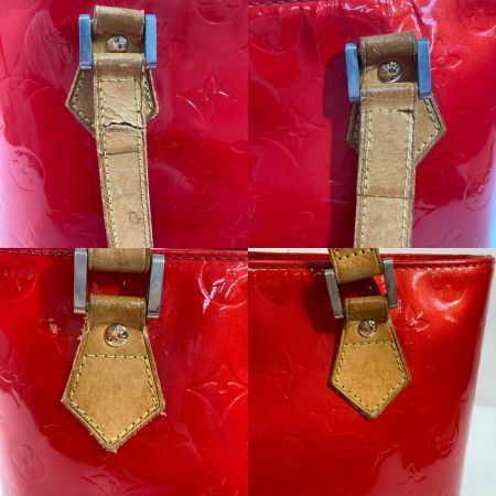  LOUIS VUITTON ルイヴィトン ヴェルニ ヒューストン トートバッグ M91385 レッド