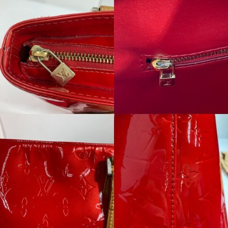 LOUIS VUITTON ルイヴィトン ヴェルニ ヒューストン トートバッグ M91385 レッド