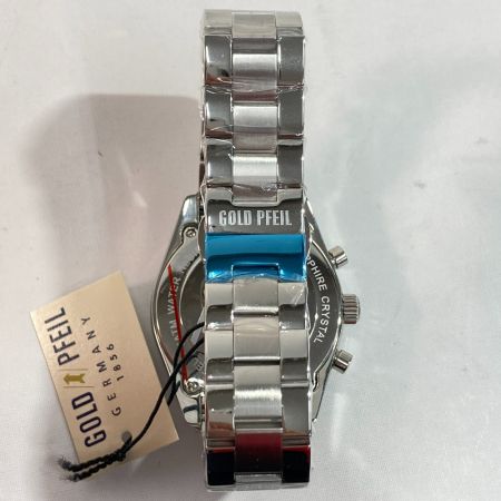  GOLD PFEIL G41006 ブラック クォーツ 腕時計 メンズ