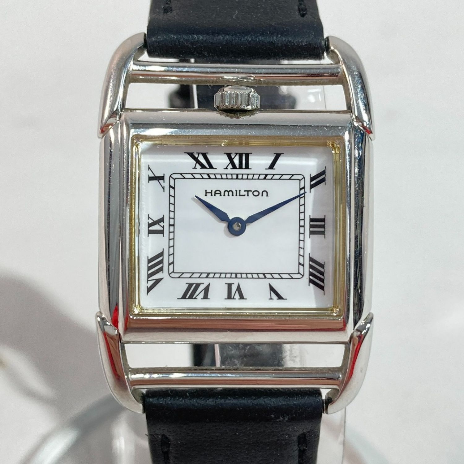 中古】 HAMILTON ハミルトン 腕時計 6141 ホワイト x ブラック