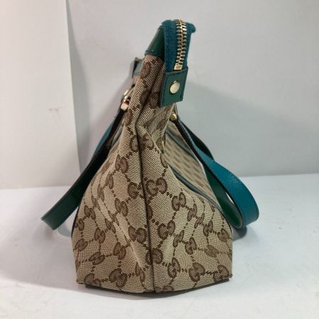  GUCCI グッチ トートバッグ 141470 ベージュ×グリーン x ベージュ x ゴールド
