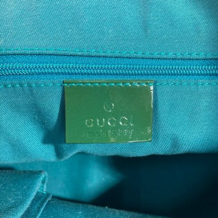  GUCCI グッチ トートバッグ 141470 ベージュ×グリーン x ベージュ x ゴールド